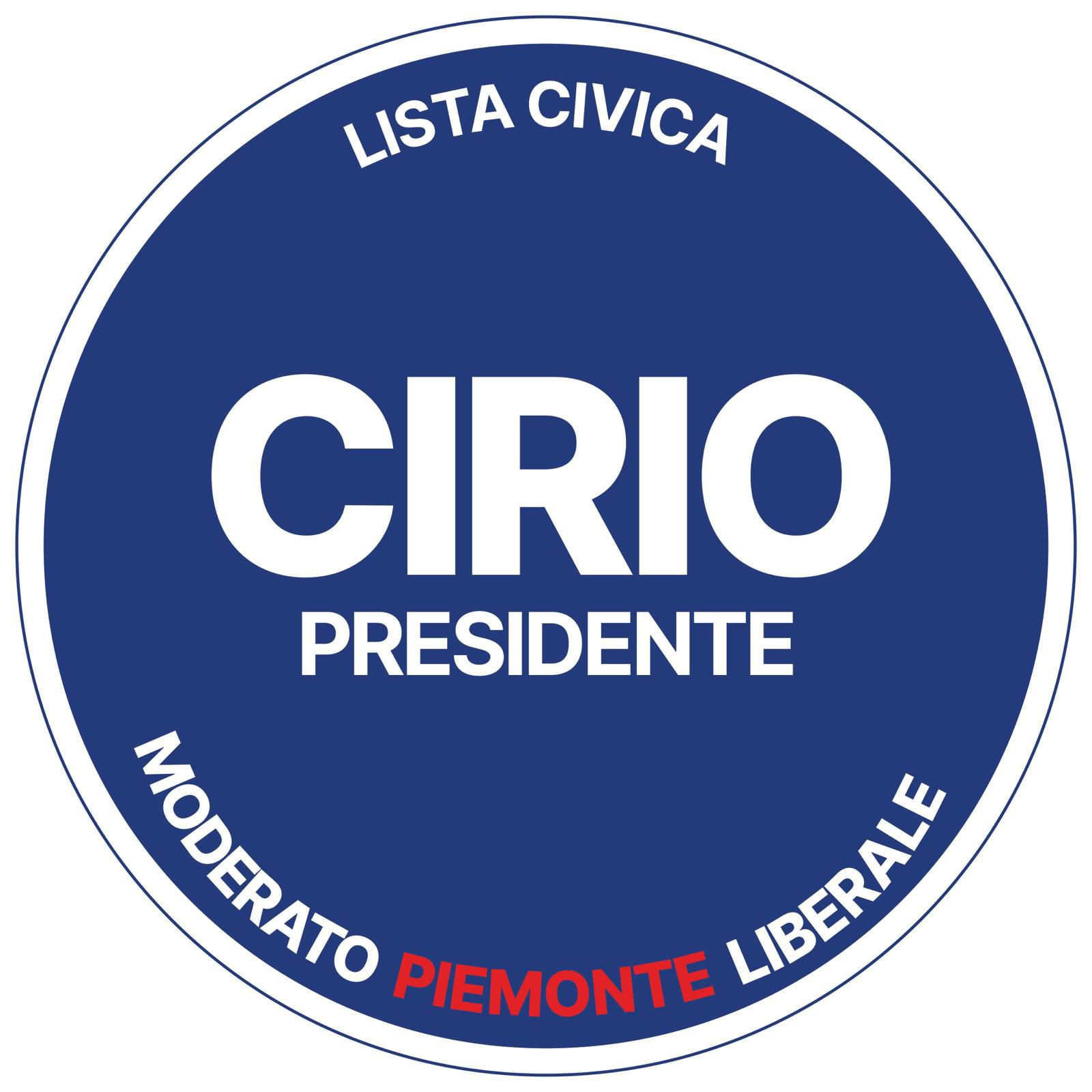 Lista Civica Cirio Presidente Piemonte Moderato e Liberale