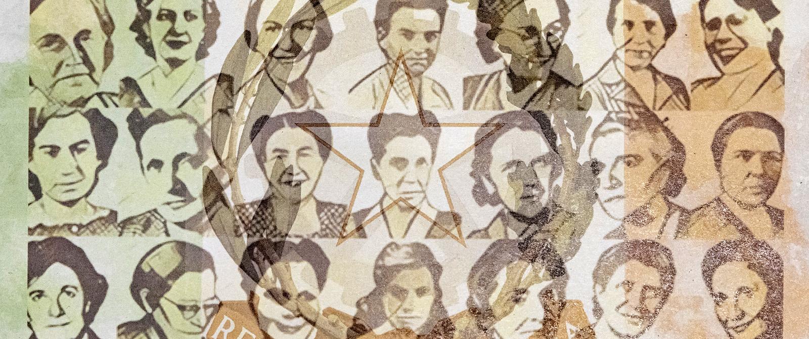 I volti delle 21 donne dell'Assemblea Costituente