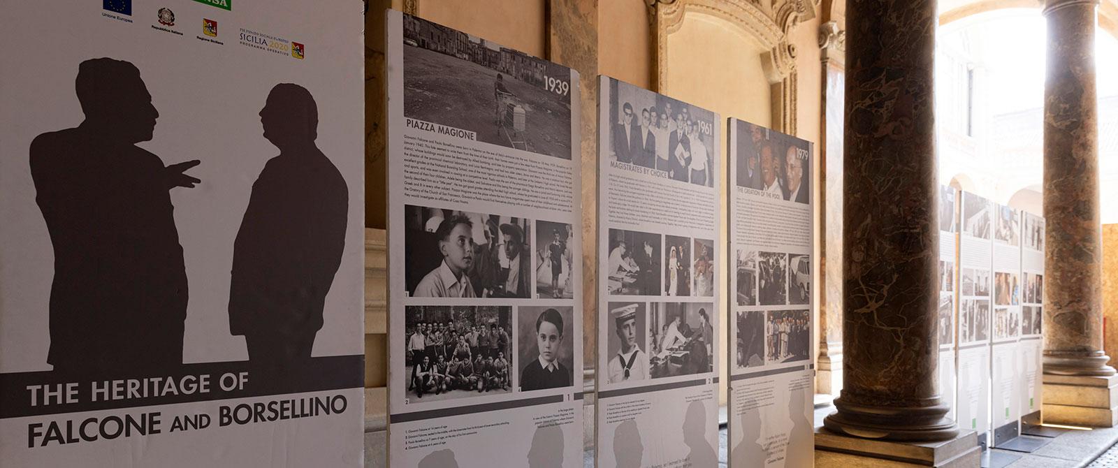 Inagurazione della mostra "L'eredità di Falcone e Borsellino"