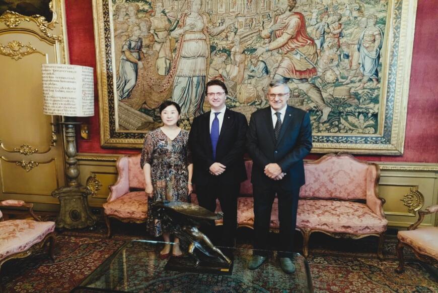 Delegazione dello Shanxi in visita a Palazzo Lascaris