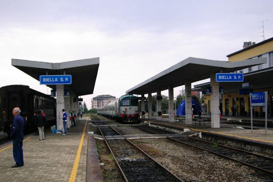 La stazione ferroviaria di Biella San Paolo