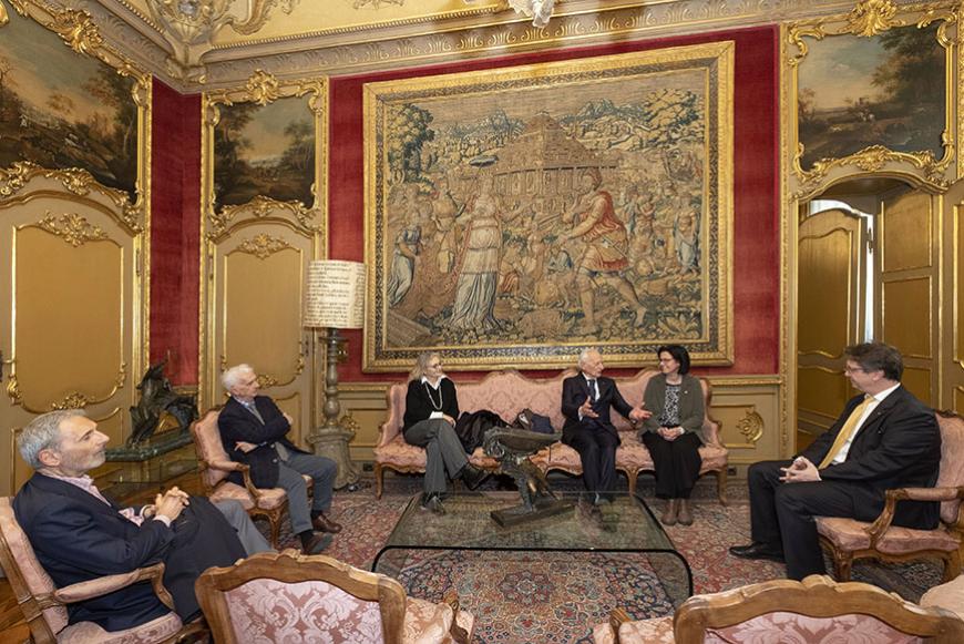 Gallery dell'incontro tra il presidente Nicco e i vertici della Raspini