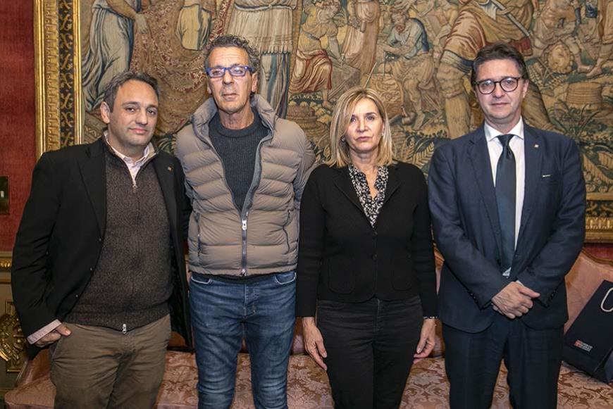La famiglia di Vito Scafidi a Palazzo Lascaris