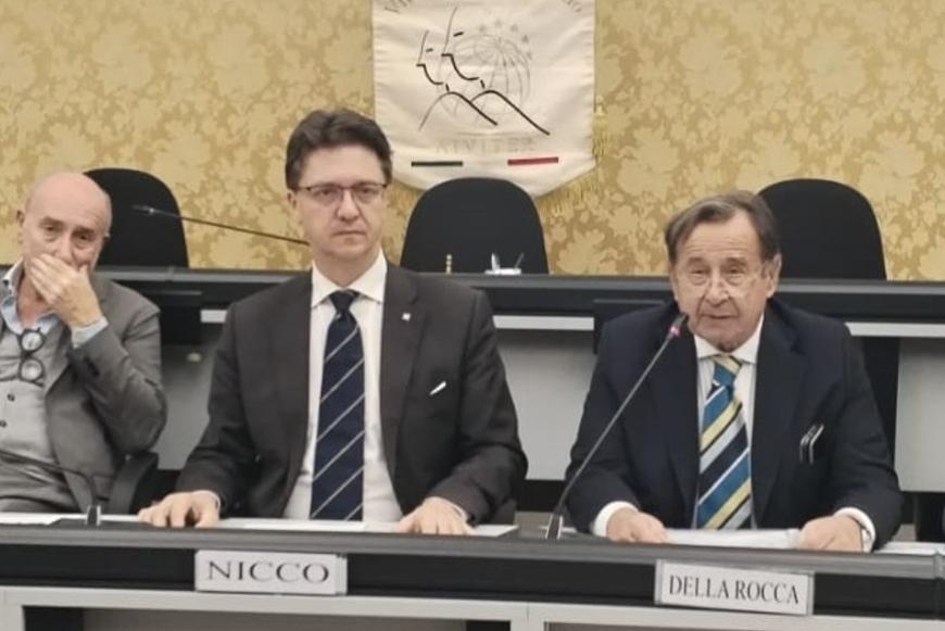 Il presidente Nicco e il presidente Della Rocca
