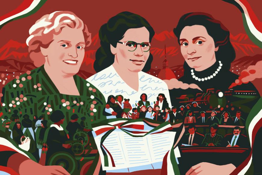 Le Madri Costituenti del Piemonte_disegno di Marta Signori