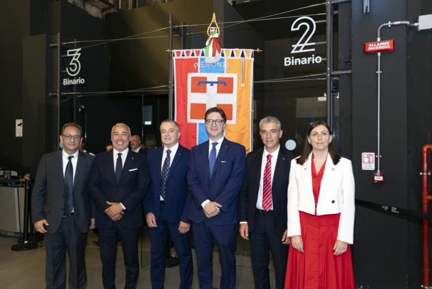 Da sin.: Salvatore Castello, Fabio Carosso, Francesco Graglia, Davide Nicco, Domenico Ravetti, Valentina Cera