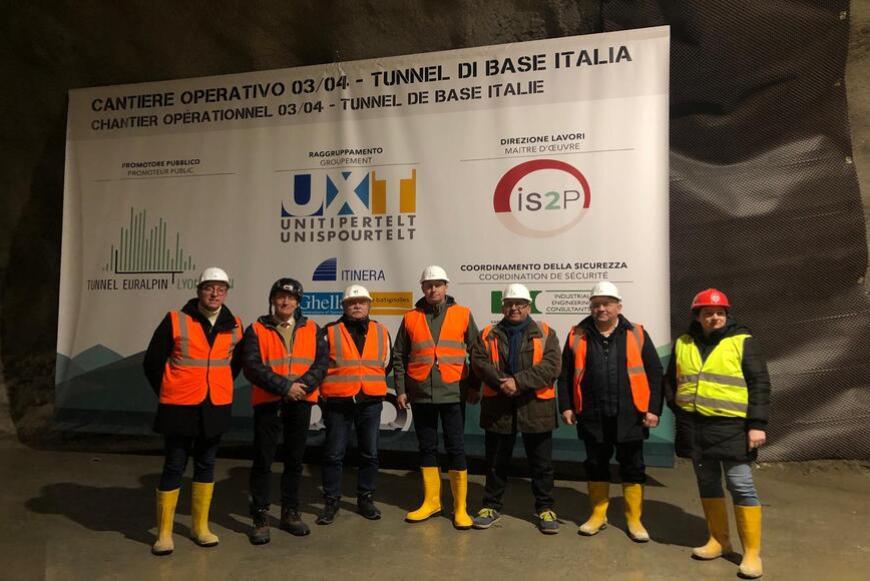 La Commissione Trasporti al cantiere di Chiomonte