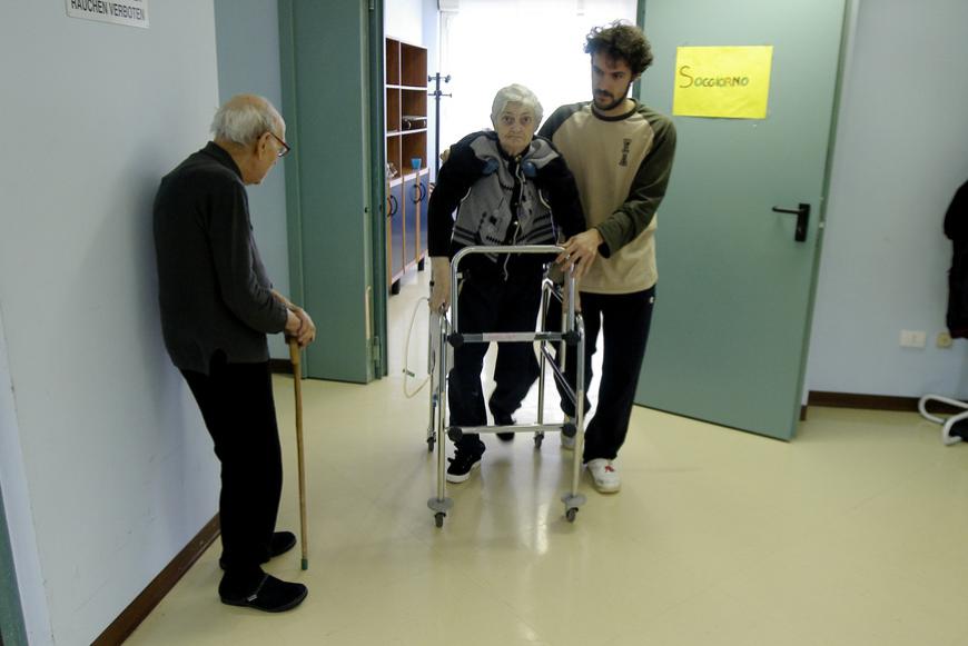 Anziani ammalati in struttura