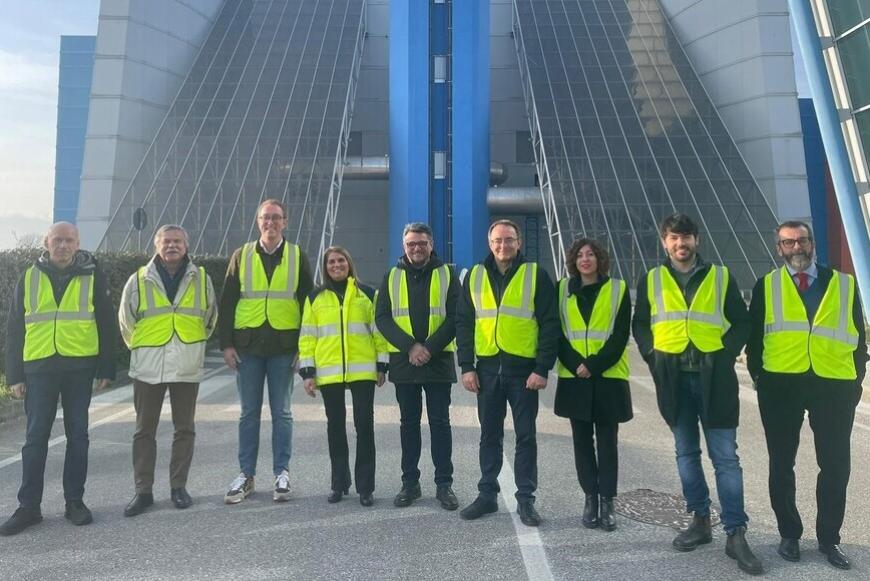 La Commissione Ambiente in visita al termovalorizzatore