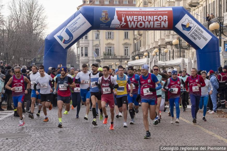 Partenza della We Run For Women
