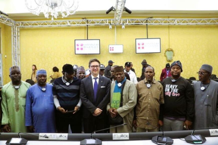 Il presidente Nicco ha ricevuto una delegazione dei parlamentari africani. 