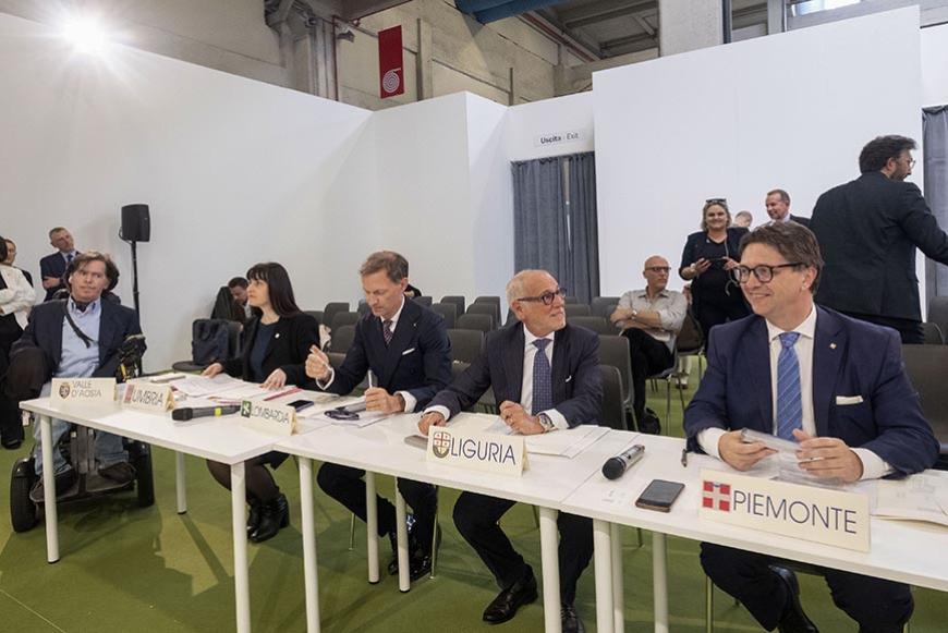 Assemblea plenaria dei presidenti Consigli regionali al Salone del libro di Torino