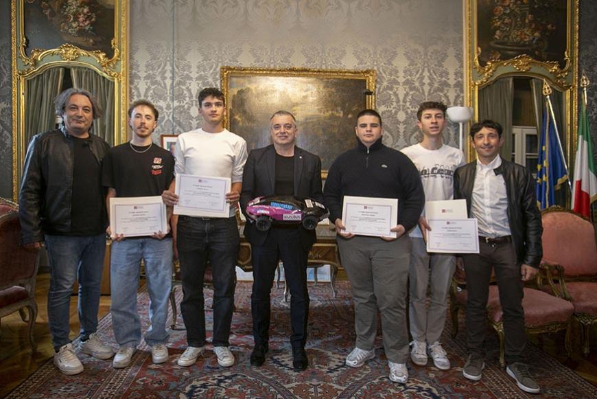 Studenti dell'Istituto Vallauri di Fossano