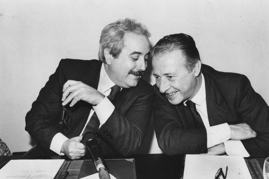 I magistrati Giovanni Falcone e Paolo Borsellino
