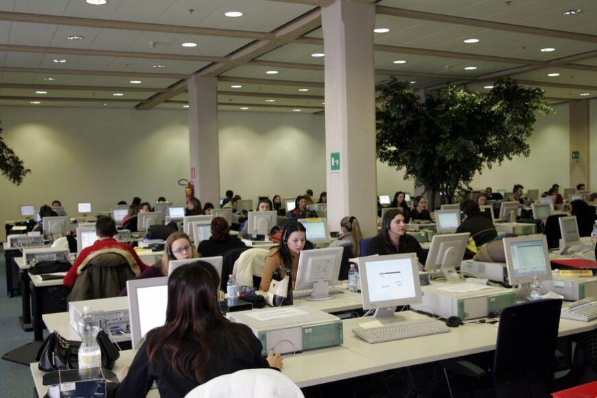 Lavoro in un Call Center