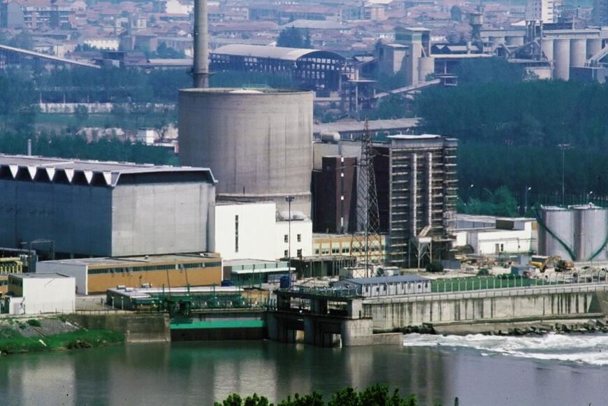 La centrale nucleare di Trino Vercellese