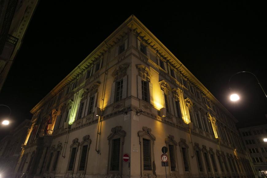 L'esterno di Palazzo Lascaris, sede del Consiglio regionale