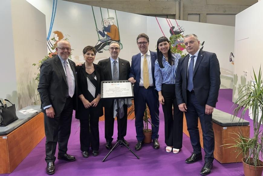 Inaugurata la Piazza dei Diritti Umani
