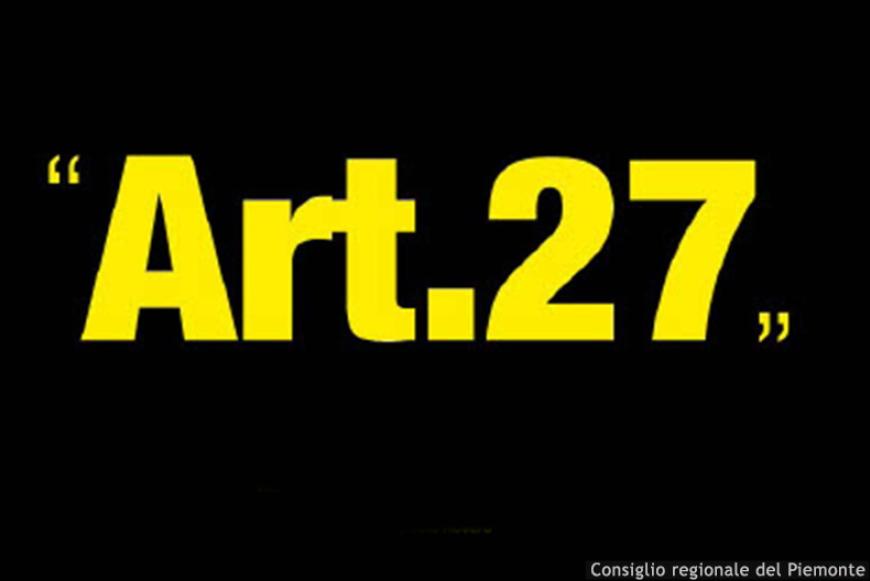 Inaugurazione mostra "Art. 27"