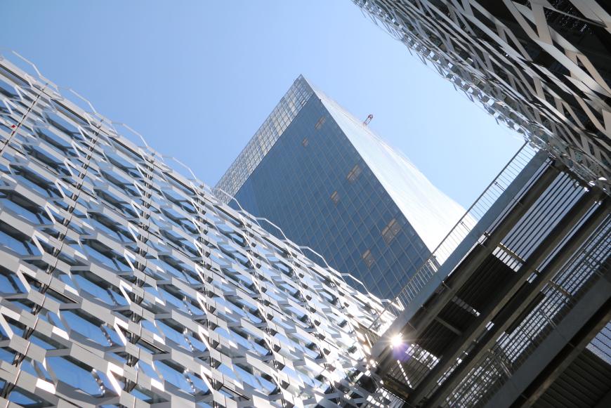 Sopralluogo al cantiere del nuovo Palazzo Unico della Regione