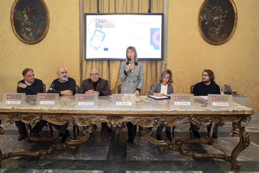 Conferenza stampa sul progetto europeo Children Digi-Core