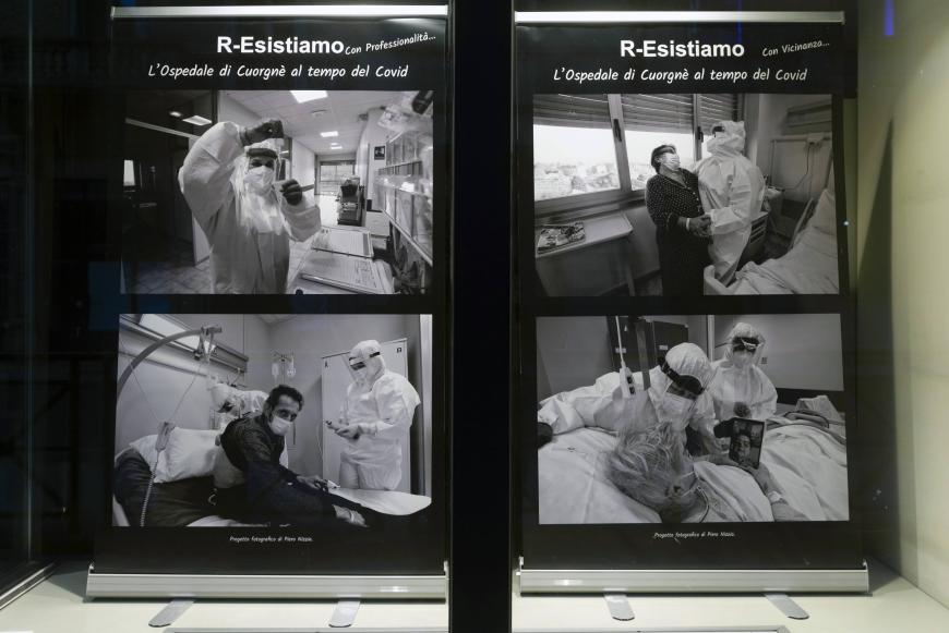 R-esistiamo con umanità. Mostra fotografica Covid Hospital