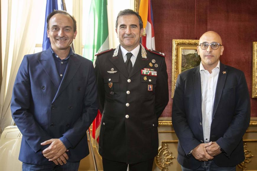 Ricevuto il comandante della Legione Carabinieri