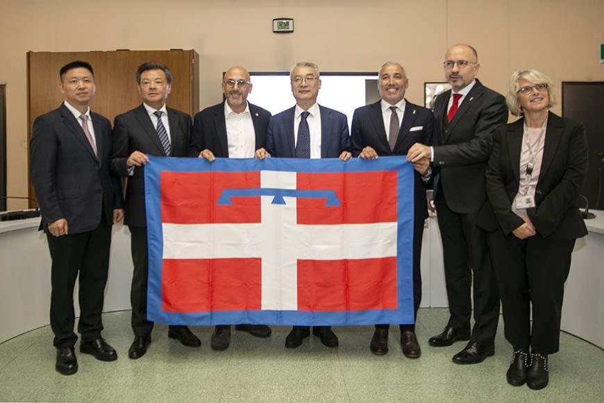 la delegazione cinese di Shuan in visita in Piemonte 