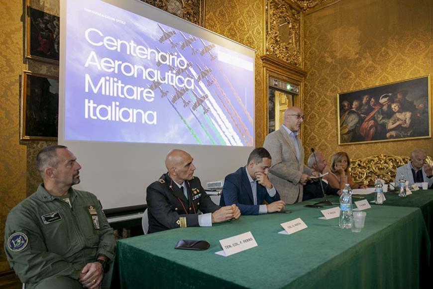 conferenza stampa Aero club Mostra Aeronautica